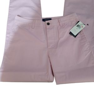 Polo Boy's Size 14 pink flat front pants